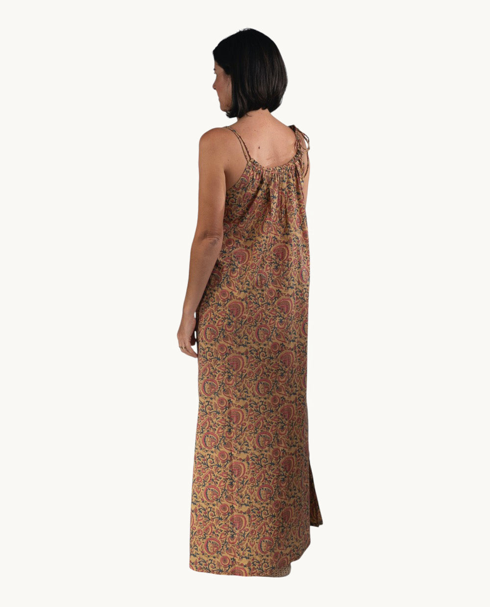 vestido-kbas-de-algod-n-talla-nica-color-beige image 2