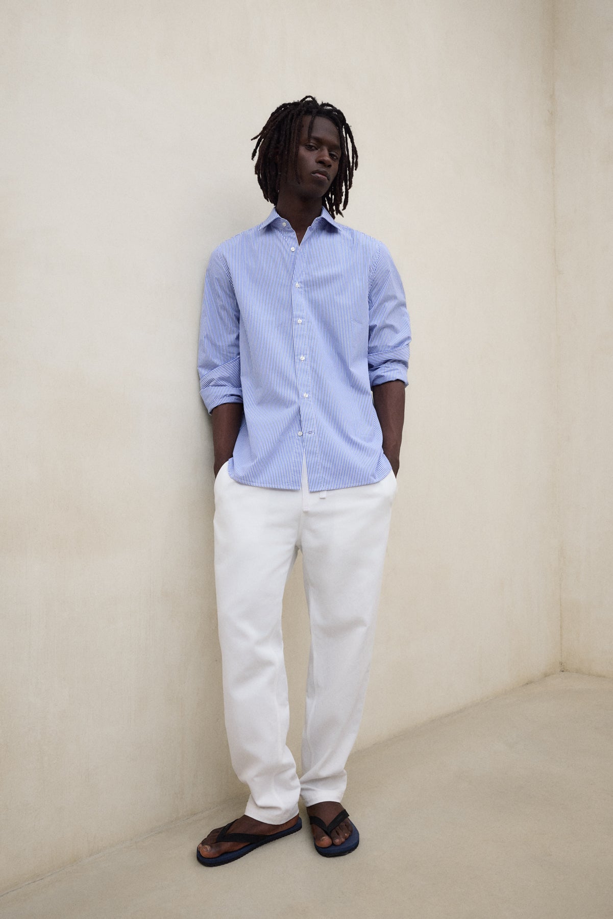 ecoalf-camisa-alfredo-azul-hombre-algod-n-org-nico image 2