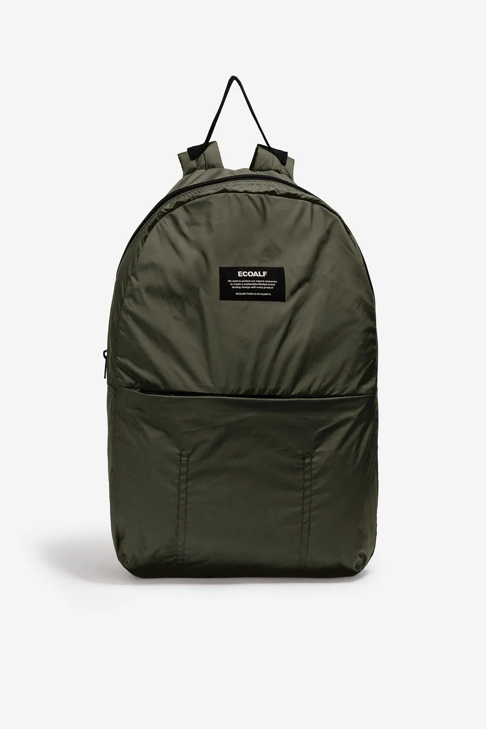 mochila-pacho-verde-ecoalf-plegable-de-poli-ster-reciclado image 1