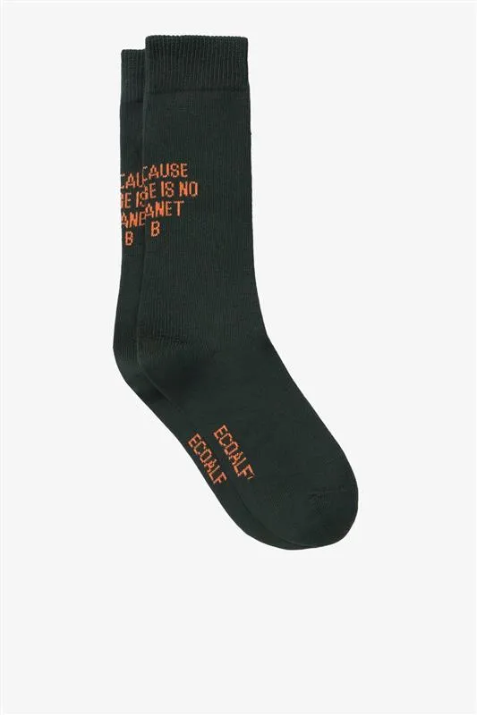 calcetines-ecoalf-broad-verde-unisex-42-algod-n-reciclado-hechos-en-espa-a image 1