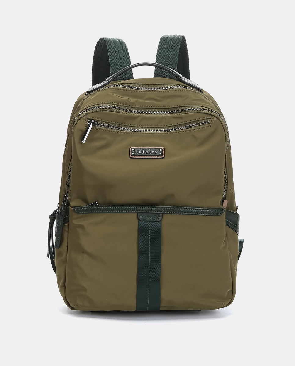 abbacino-mochila-mujer-tejido-reciclado-verde-sport image 1