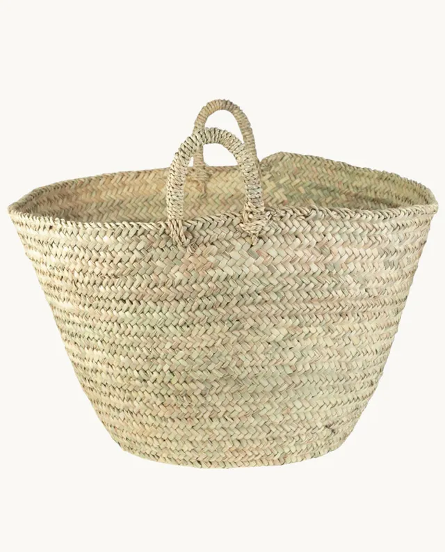 capazo-kbas-de-palma-natural-grande-58x50x38-cm-asa-de-mano-y-bandolera image 1