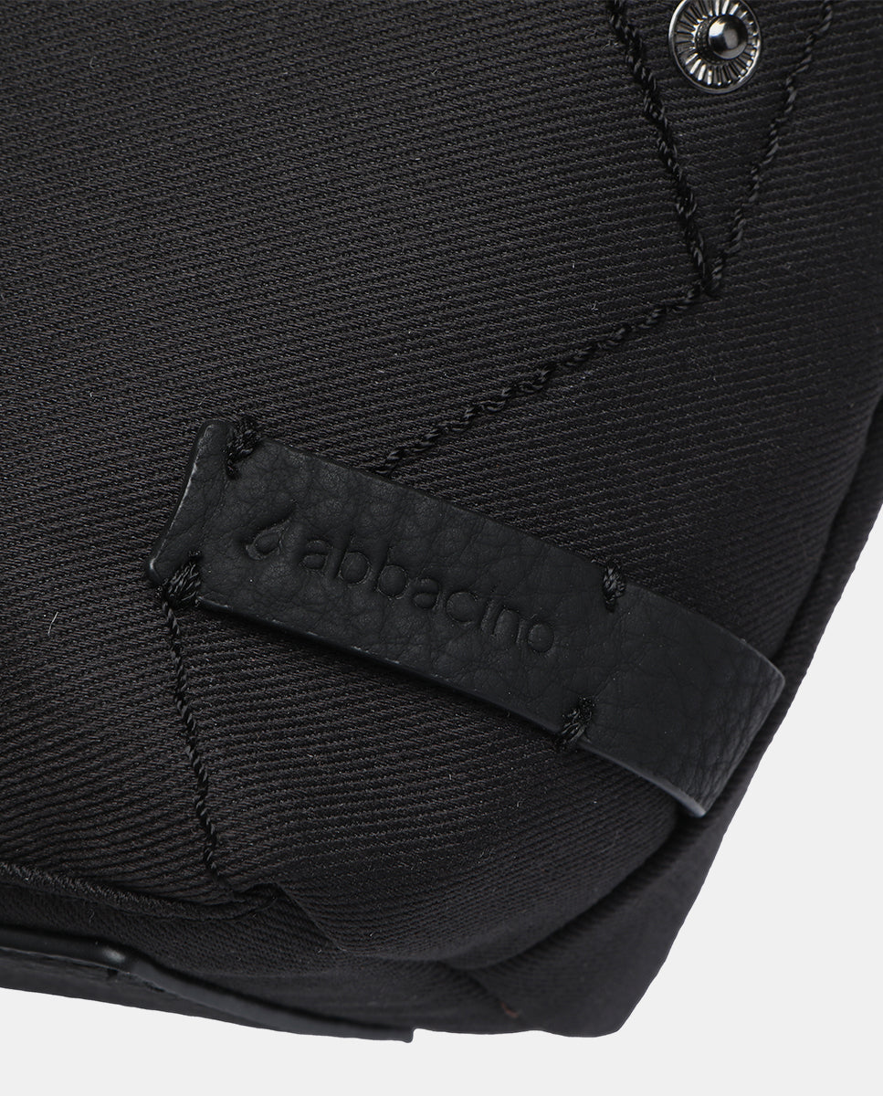 abbacino-organizador-de-bolso-negro-reciclado-bandolera-2-en-1 image 6
