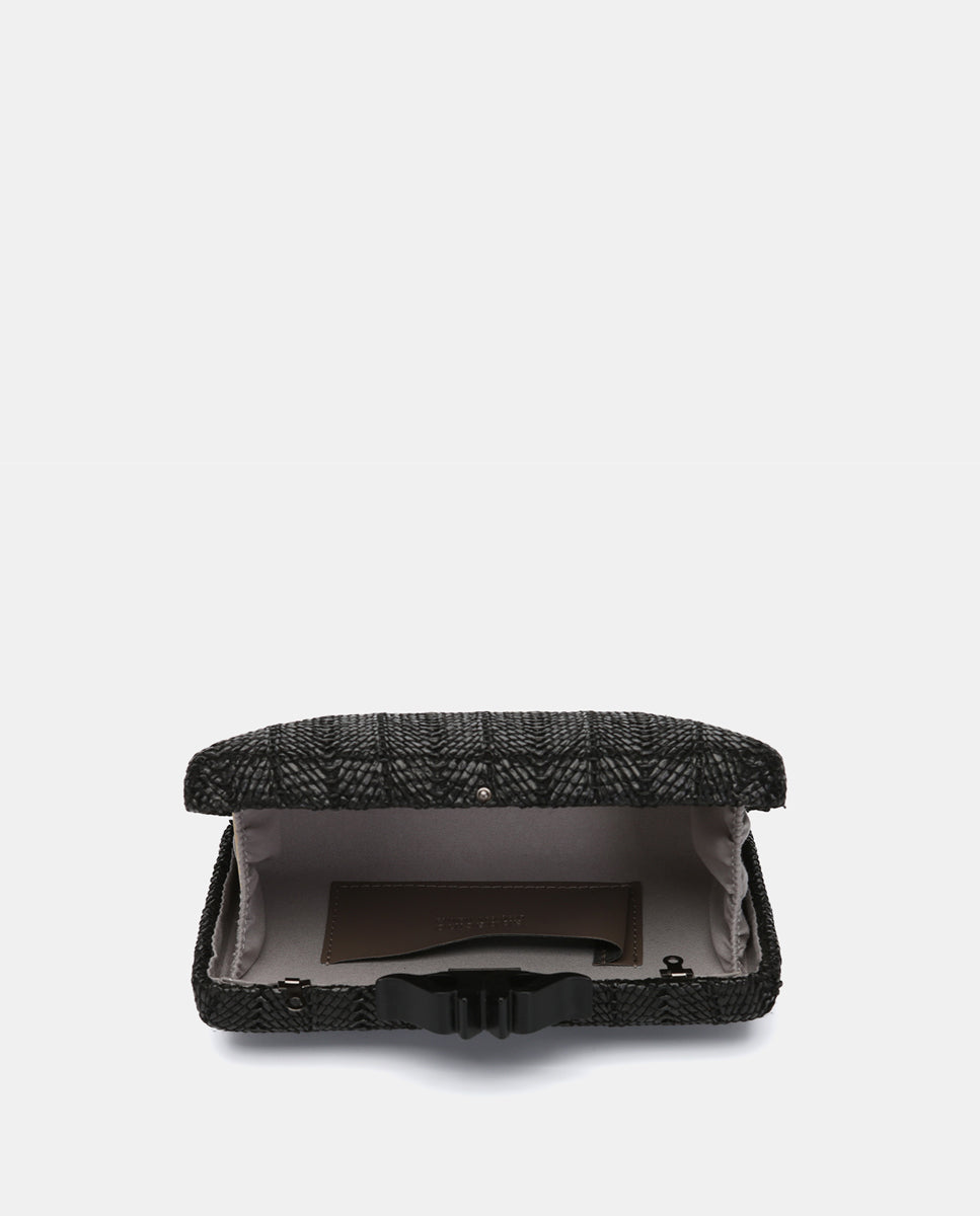 abbacino-clutch-de-fiesta-negro-trenzado-espiga image 5