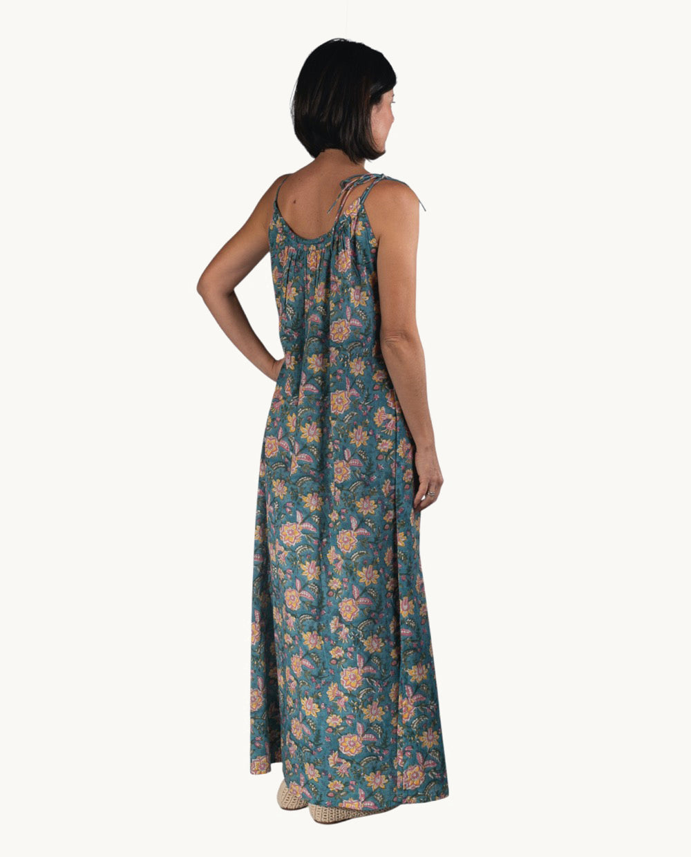 kbas-vestido-de-algod-n-talla-nica-color-azul image 2