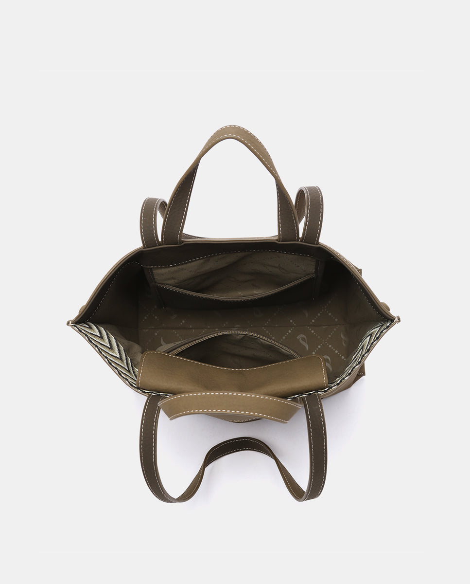 bolso-shopper-abbacino-verde-en-materiales-reciclados image 7
