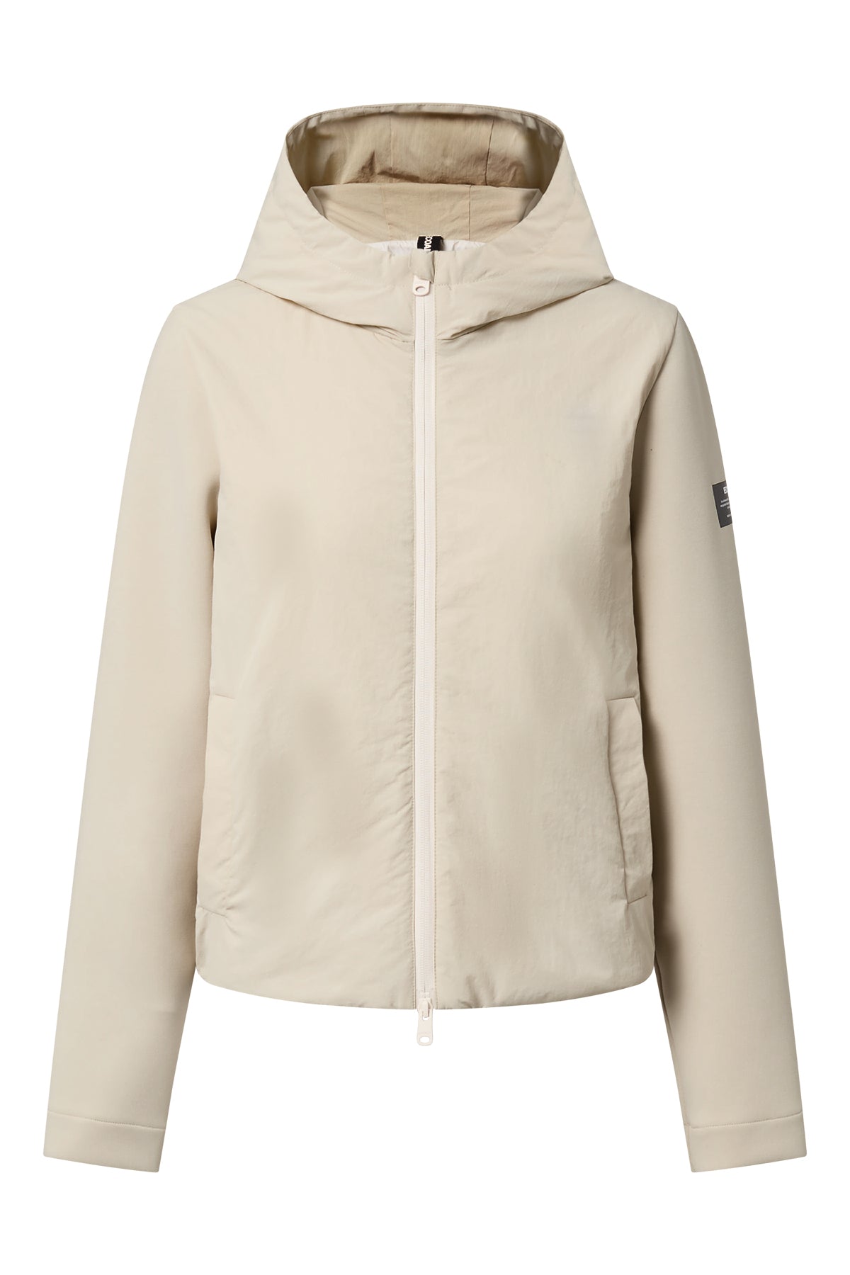 ecoalf-sudadera-nasca-beige-de-mujer-100-poliamida-reciclada-acolchada-con-capuc image 5