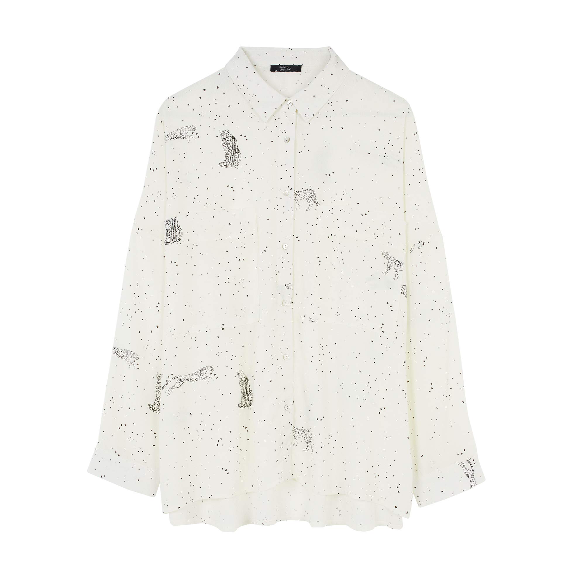 parfois-camisa-fluida-estampado-animal-mujer image 1