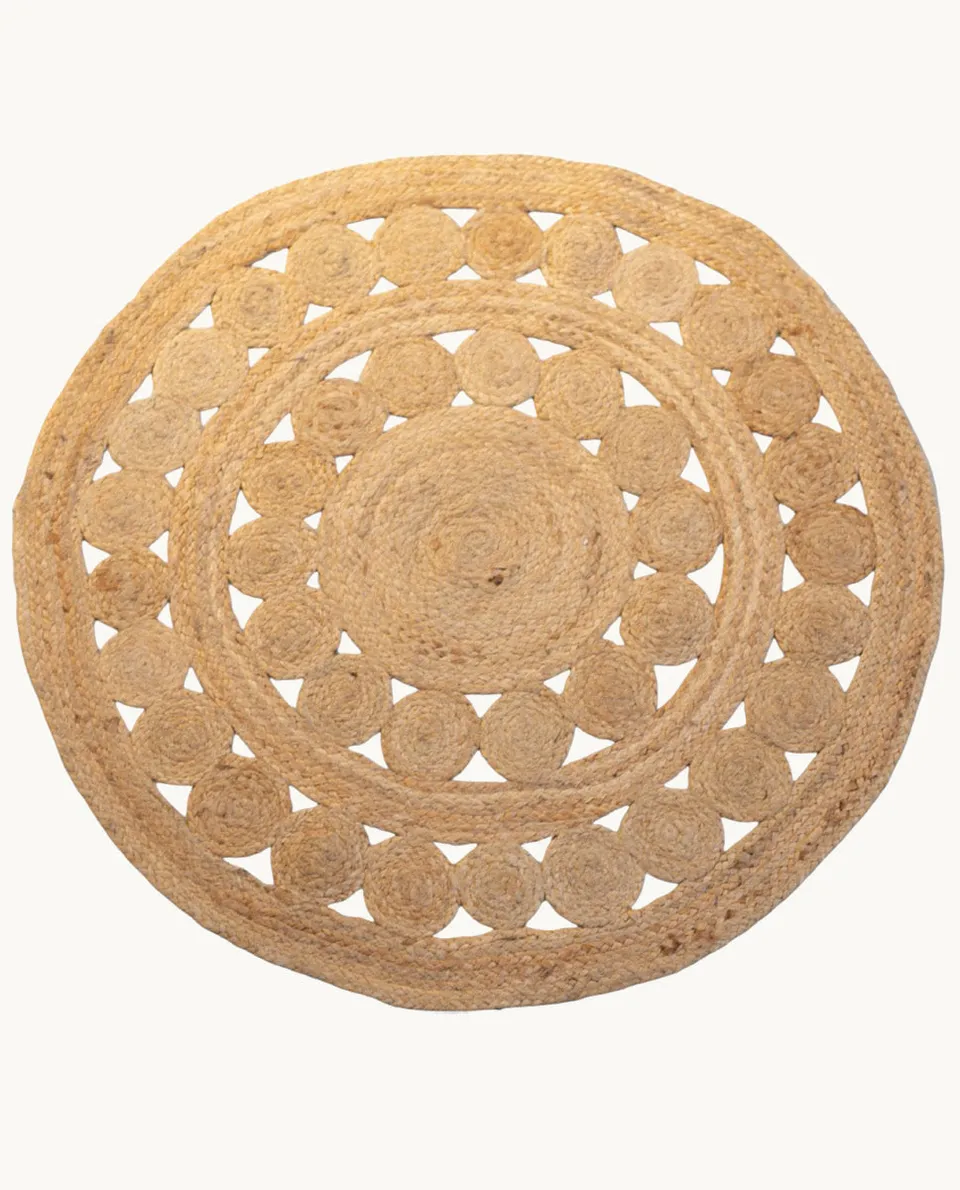 kbas-alfombra-redonda-de-yute-natural-180-cm-de-di-metro image 1
