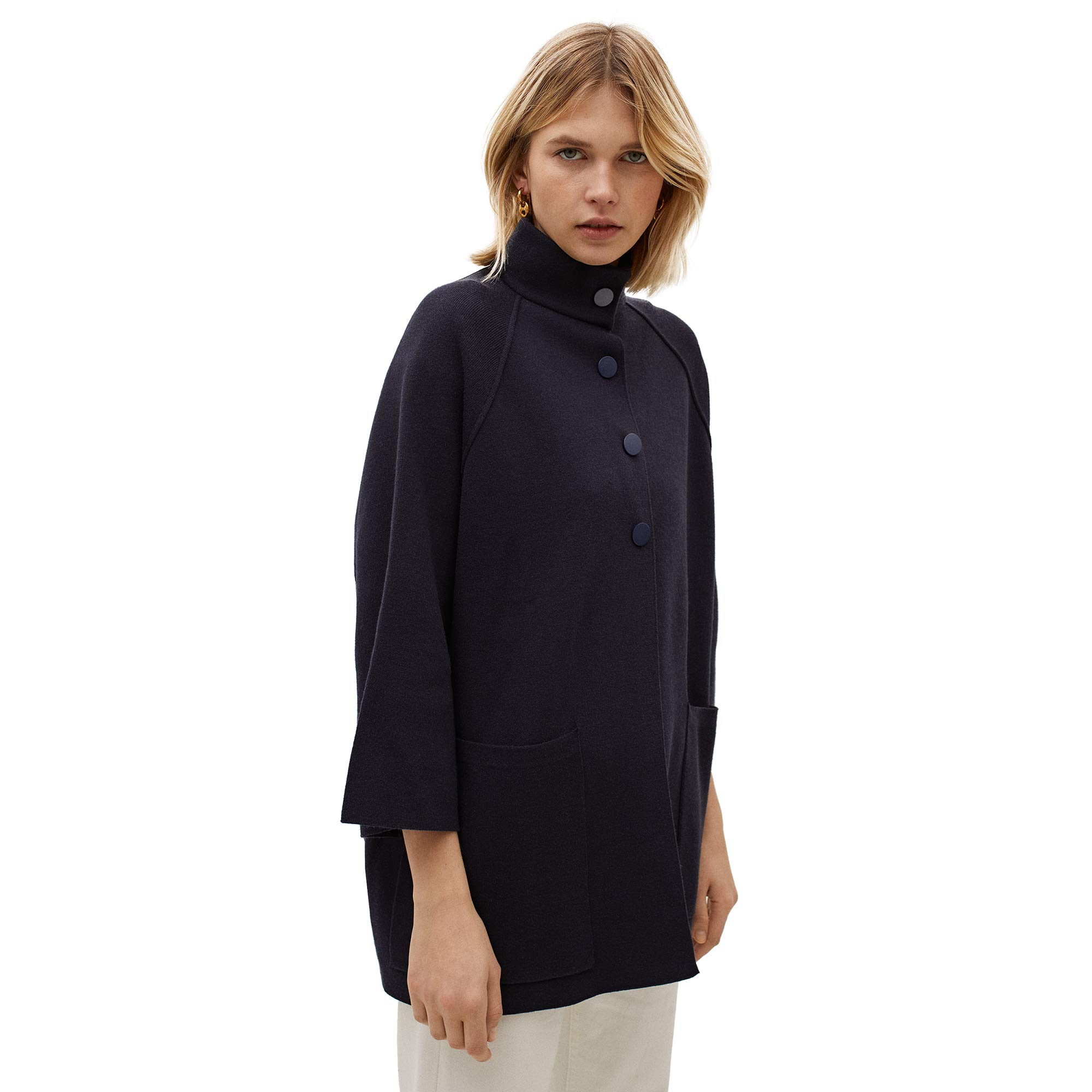 parfois-poncho-de-punto-cuello-alto-mujer image 4