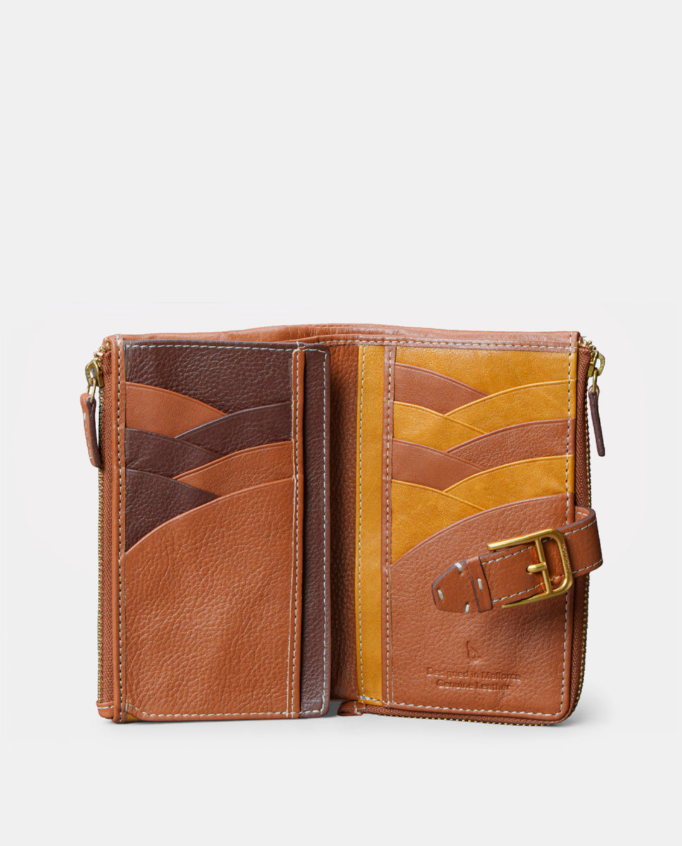 abbacino-cartera-mediana-mujer-piel-cognac image 2