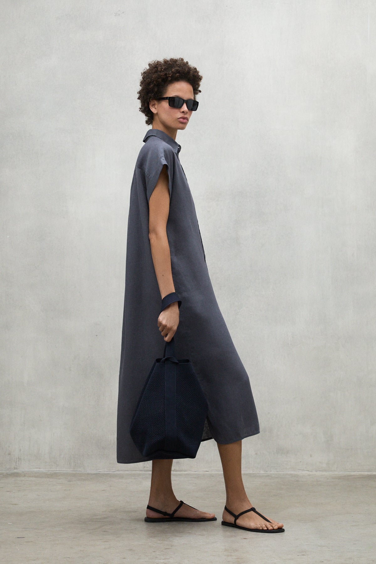 ecoalf-vestido-amatista-gris-oscuro-lino-reciclado-con-cintur-n image 5