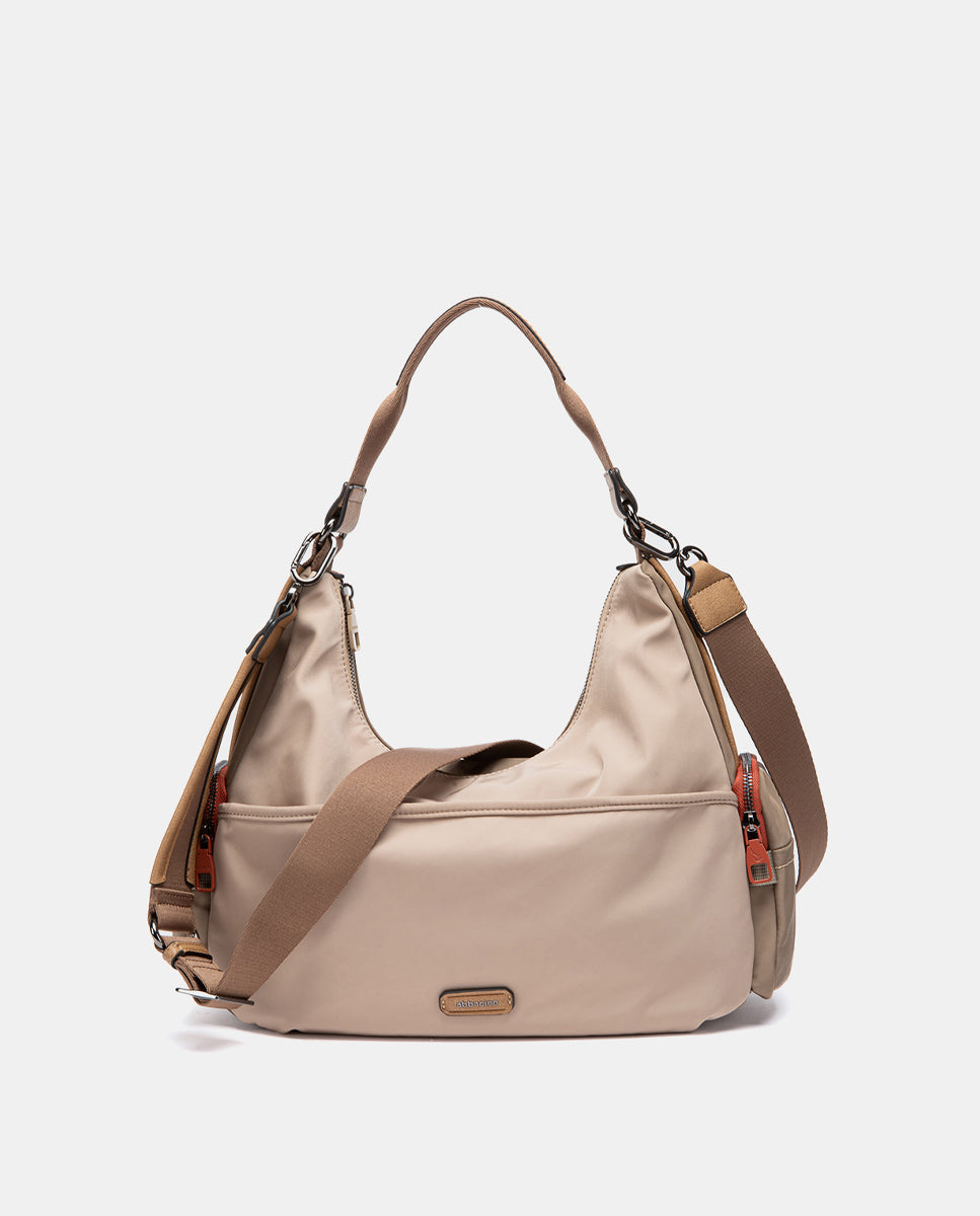 abbacino-bolso-de-hombro-reciclado-beige image 4