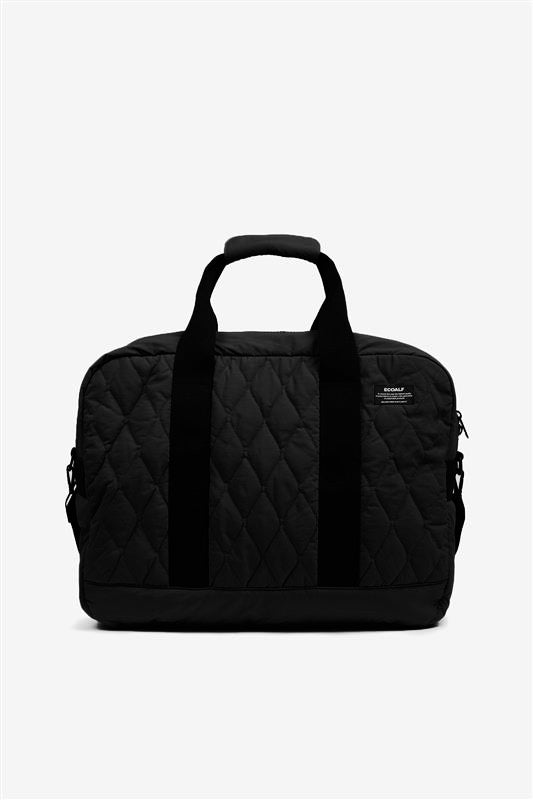 ecoalf-bolsa-duffle-flock-negra-100-poli-ster-reciclado-textile-to-textile-bolsa image 1