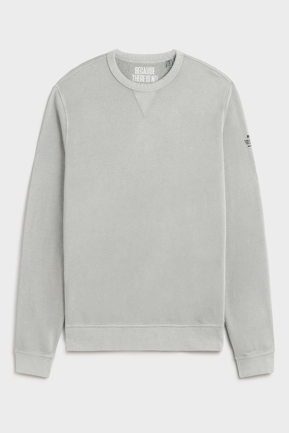 ecoalf-sudadera-gola-gris-claro-de-hombre-100-algod-n-regenerativo-fit-regular-m image 6