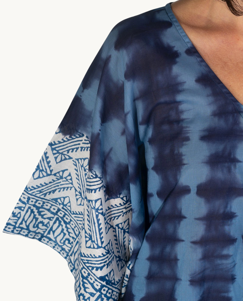 kbas-kurta-de-algod-n-talla-nica-color-azul-estilo-casual-y-vers-til image 3