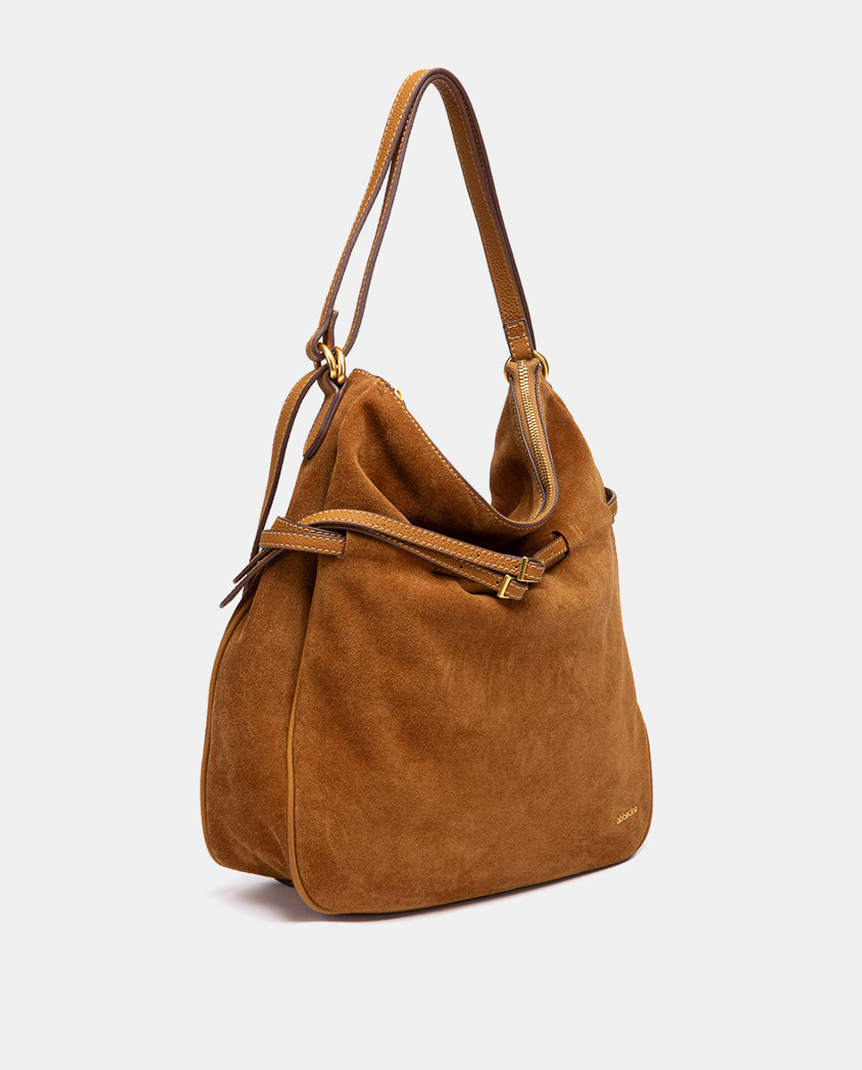 abbacino-bolso-multifuncional-serraje-cognac-hombro-mochila image 3