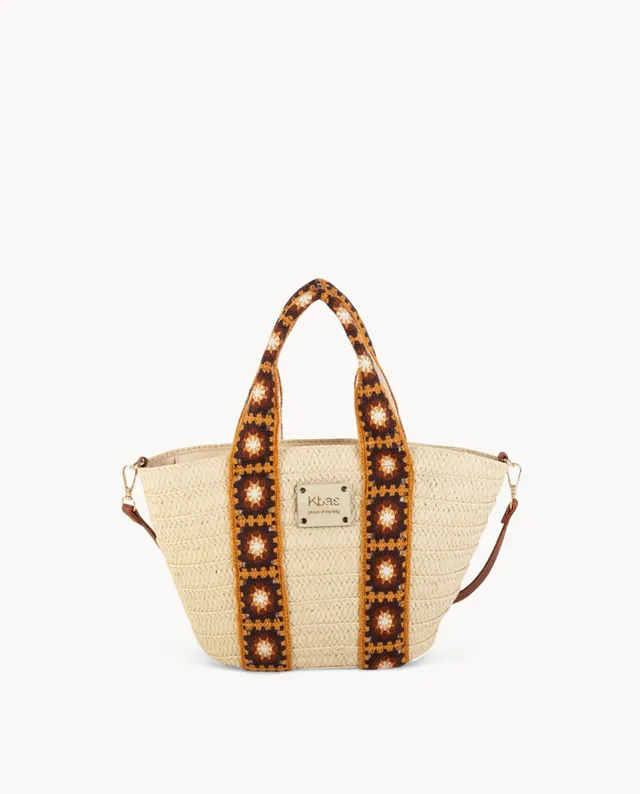 bolso-capazo-kbas-peque-o-de-fibra-natural-con-cremallera-color-natural image 1