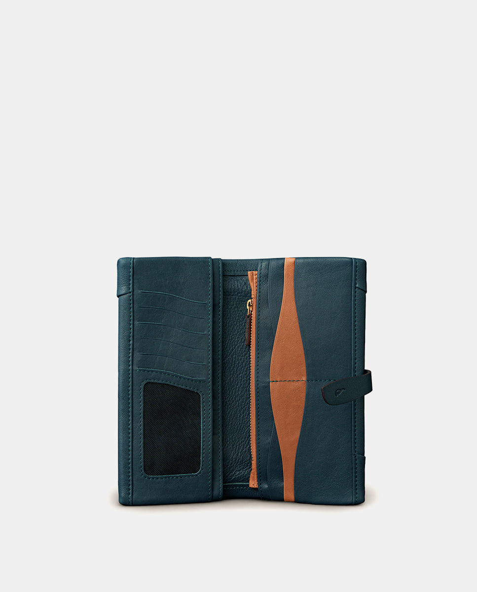 cartera-grande-abbacino-mujer-piel-azul image 2