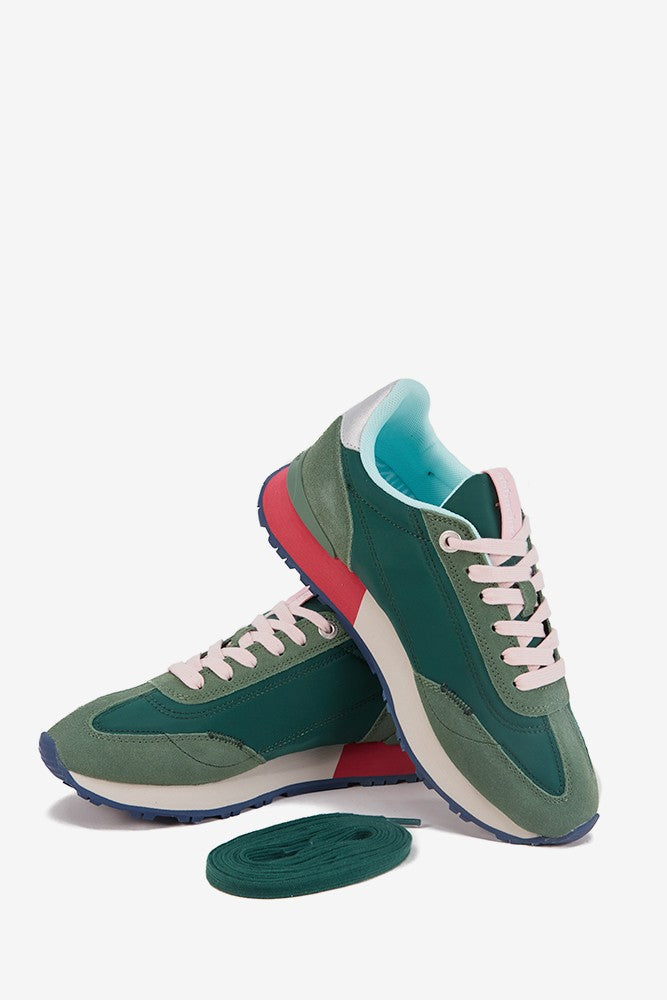 abbacino-zapatilla-mujer-verde-oscuro-piel-y-tejido image 3