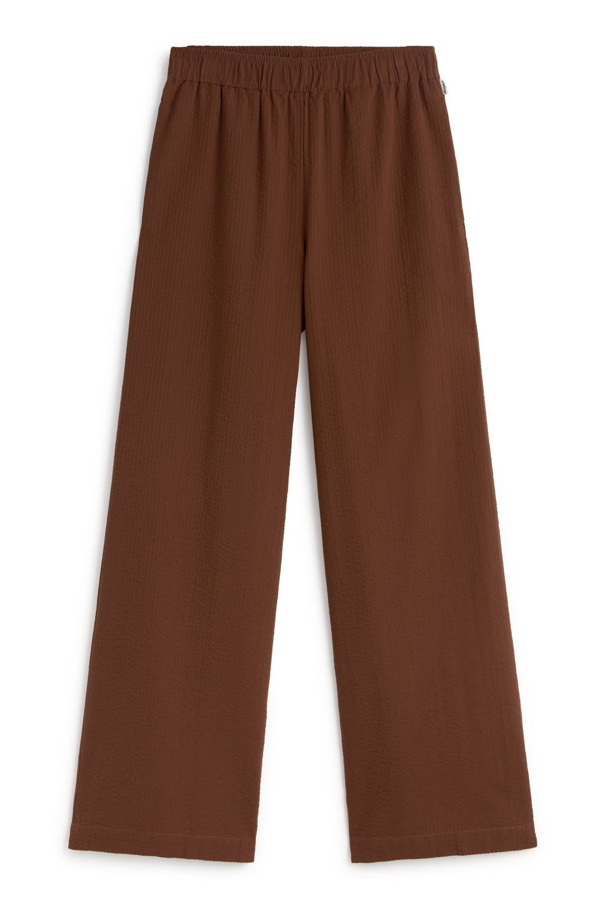 pantalones-ecoalf-moss-marr-n-para-mujer-fit-relajado-cintura-el-stica-70-algod- image 5