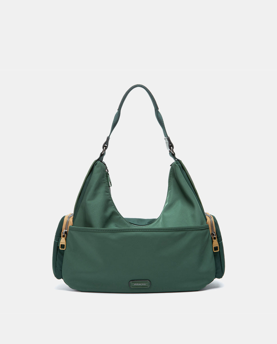abbacino-bolso-de-hombro-materiales-reciclados-verde image 1