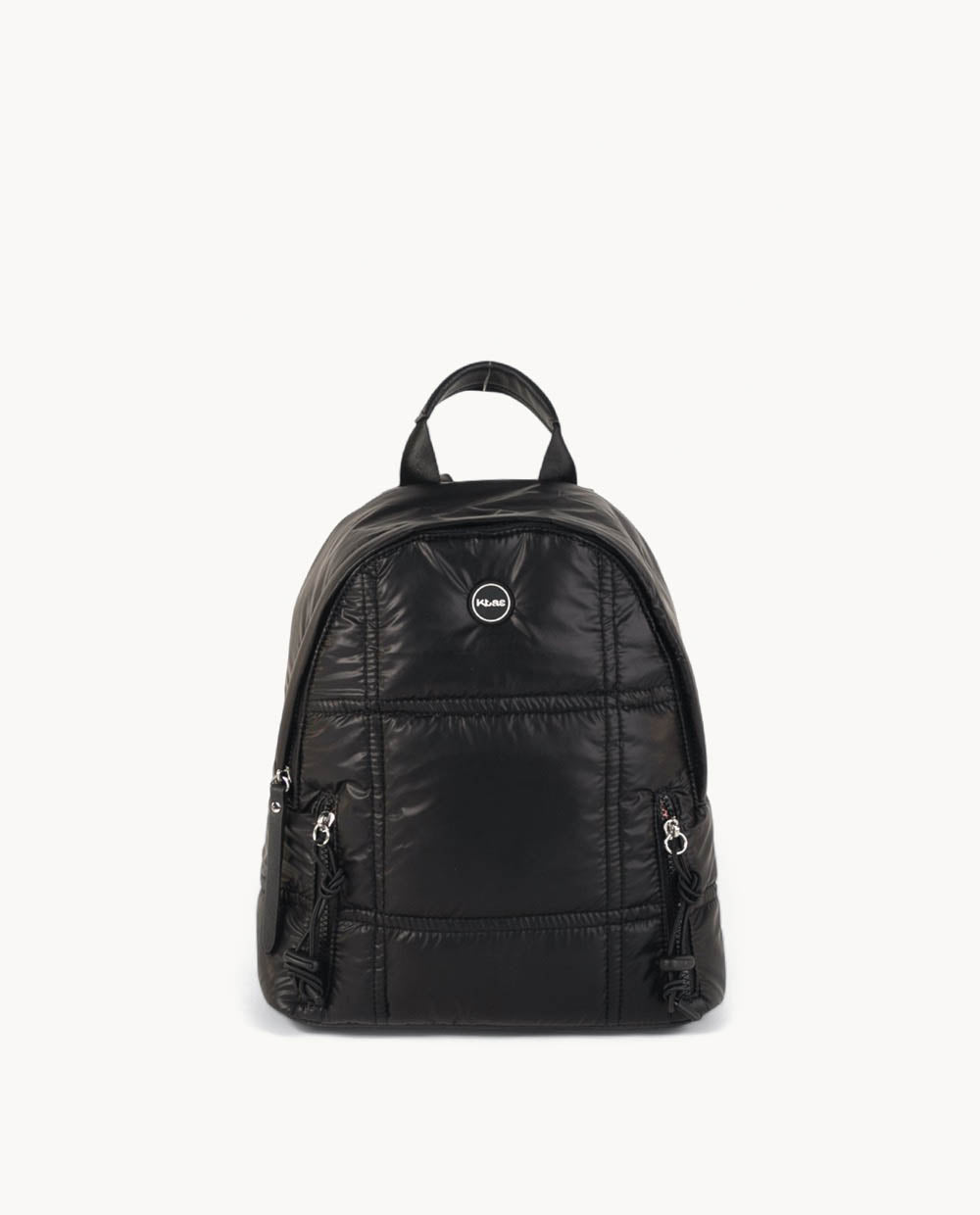 mochila-kbas-de-nylon-con-cremallera-color-negro image 1
