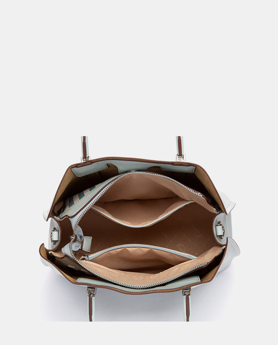 bolso-de-mano-abbacino-azul-estilo-lady-en-materiales-reciclados image 7