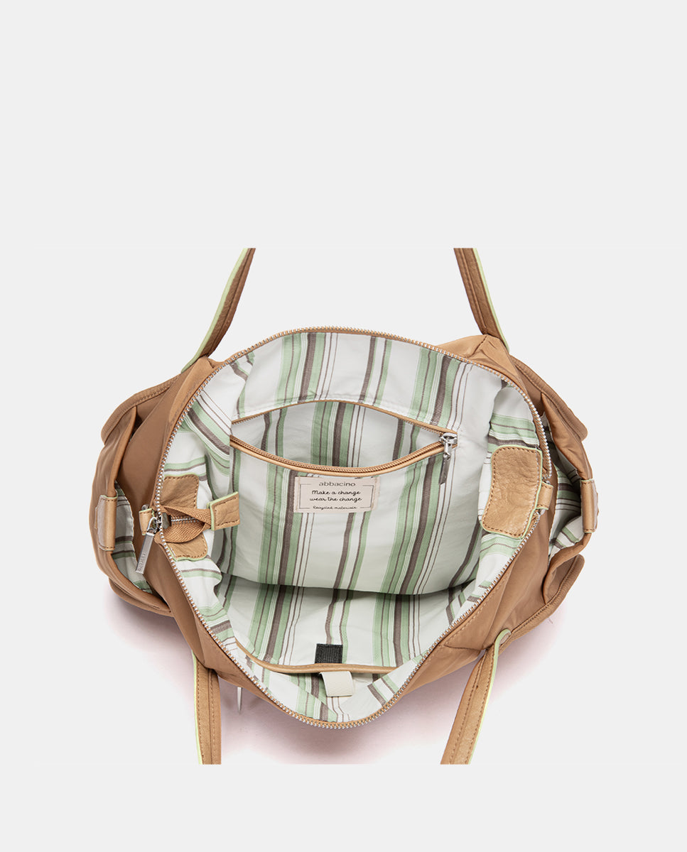 abbacino-bolso-de-hombro-tejido-camel-reciclado image 7