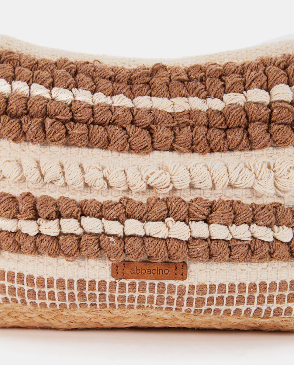 abbacino-bandolera-bordada-beige-de-algod-n-con-bordado-artesanal-a-rayas image 6