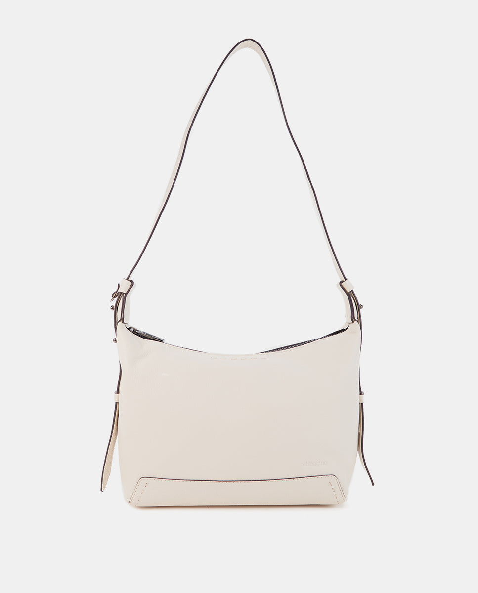 abbacino-bandolera-mujer-piel-beige-con-asa-cruzada image 1