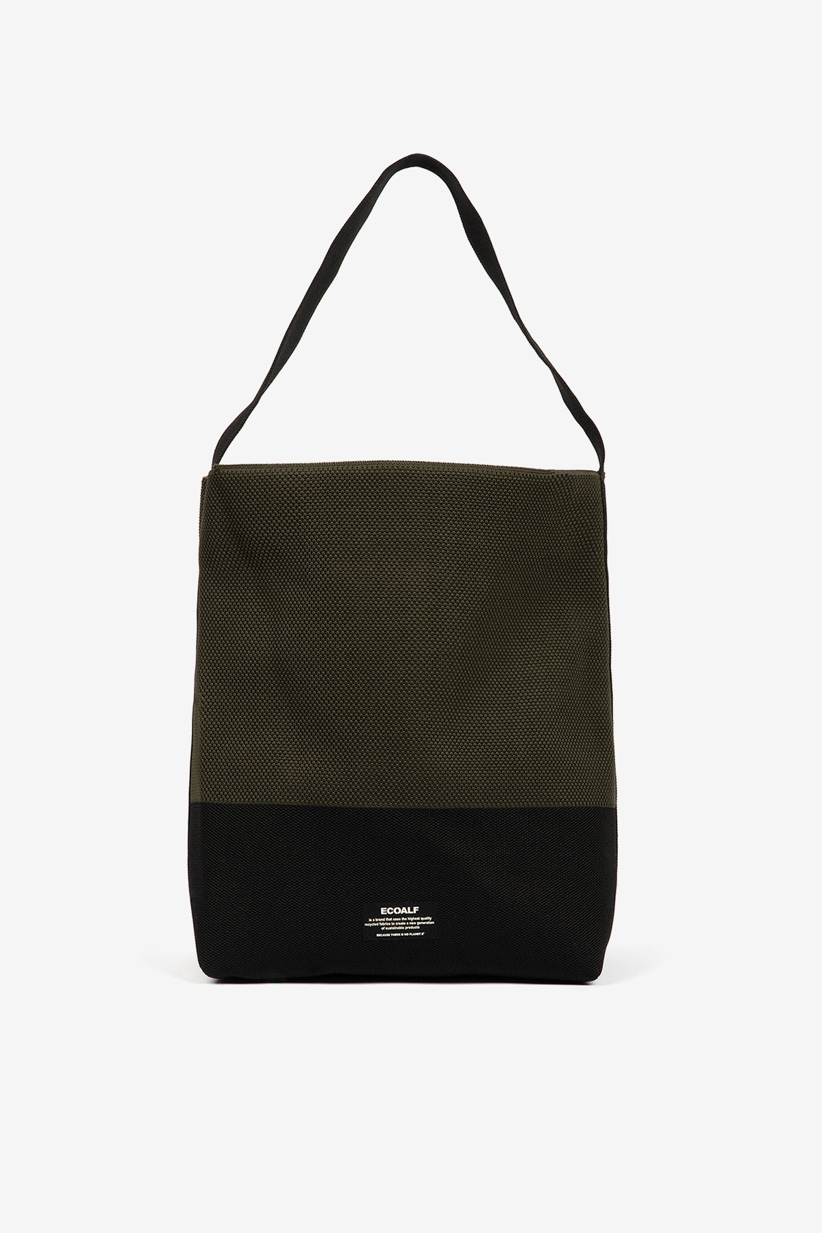 ecoalf-bolso-bucket-tika-khaki-bolso-de-hombro-de-punto-con-poli-ster-reciclado image 8