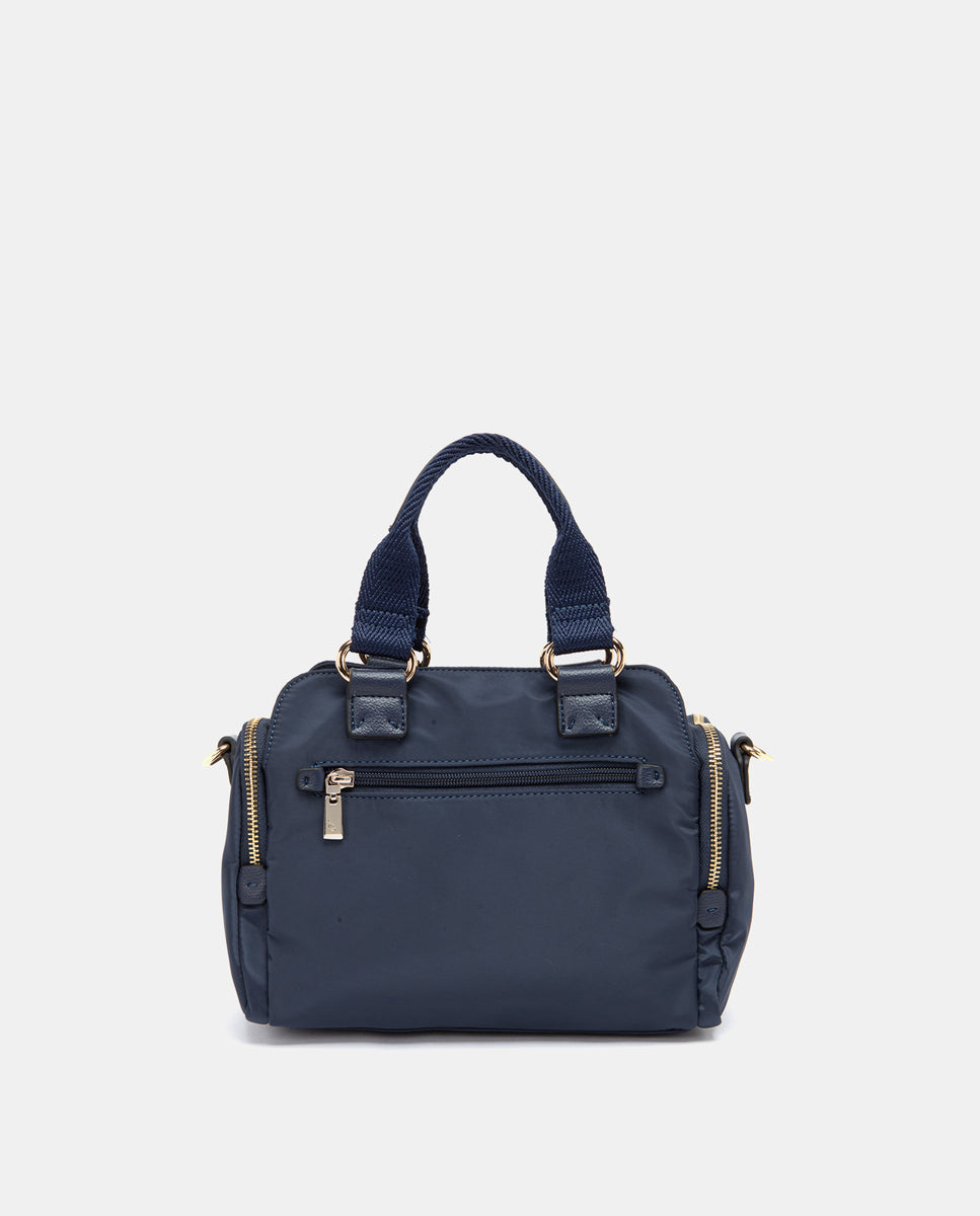 abbacino-bolso-de-mano-azul-de-materiales-reciclados-con-bandolera image 3
