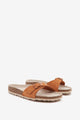 sandalia-plana-abbacino-hebilla-cognac-serraje image 3