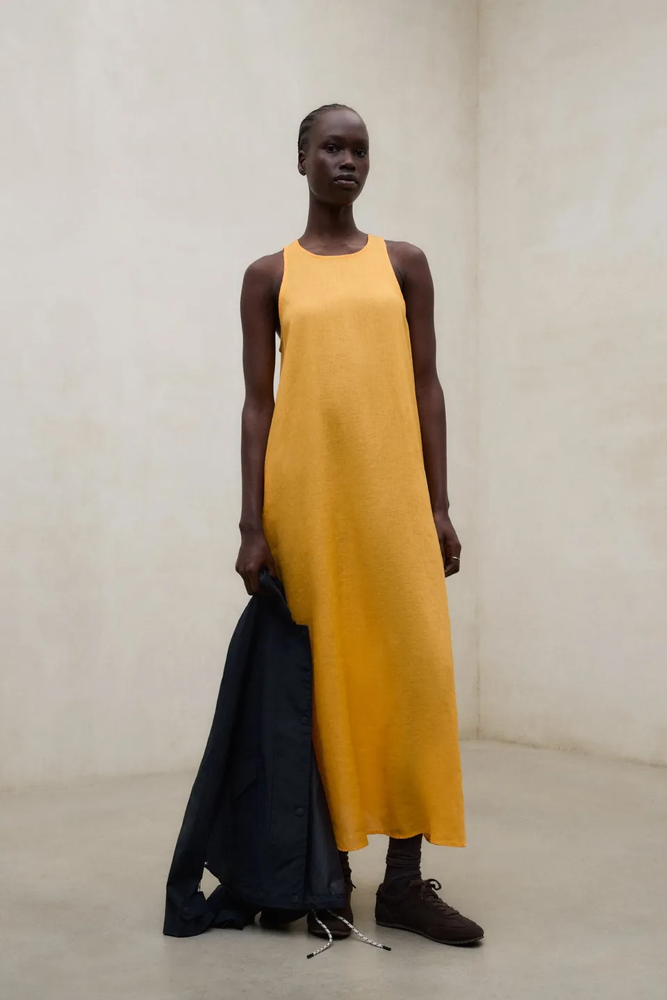vestido-ukara-naranja-ecoalf image 1