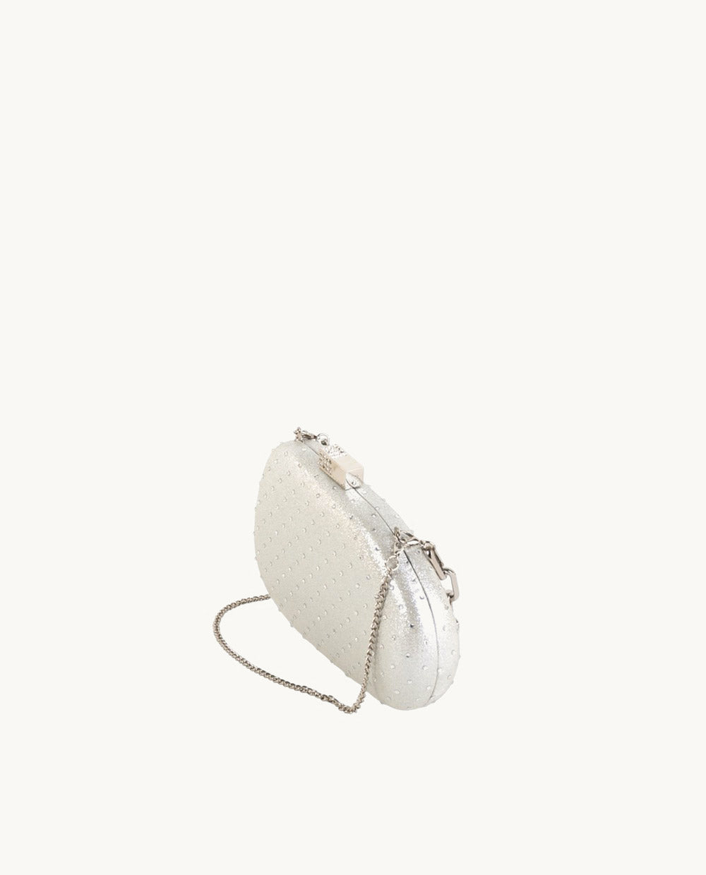 kbas-clutch-de-piel-sint-tica-fiesta-laurel-color-plata-bolso-de-mano-y-bandoler image 3