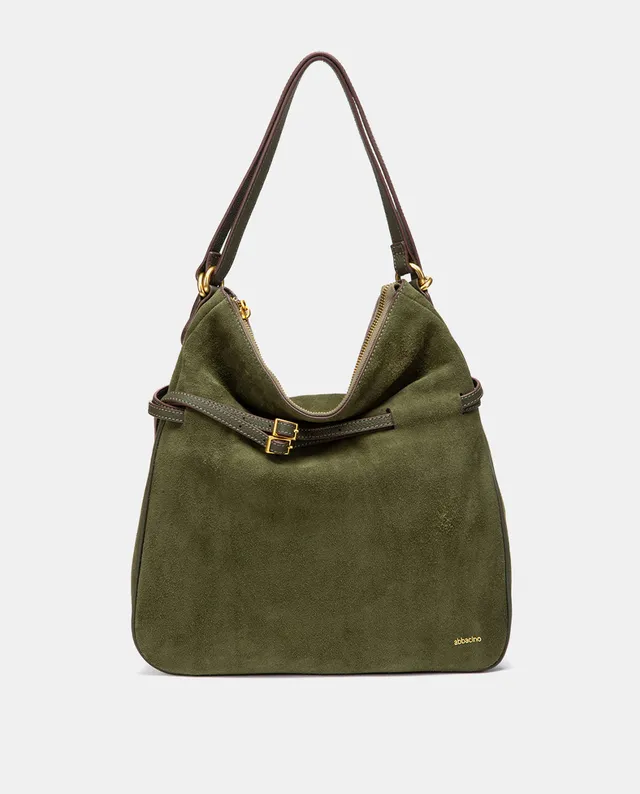 abbacino-bolso-multifuncional-hombro-mochila-serraje-verde image 1