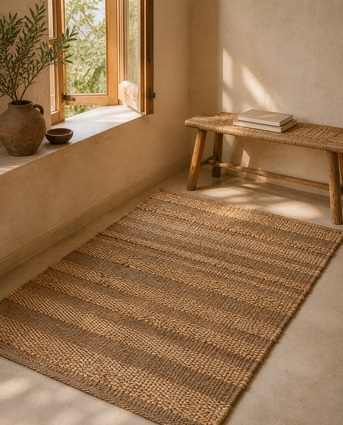 kbas-alfombra-rectangular-de-yute-natural-120x180-cm image 1