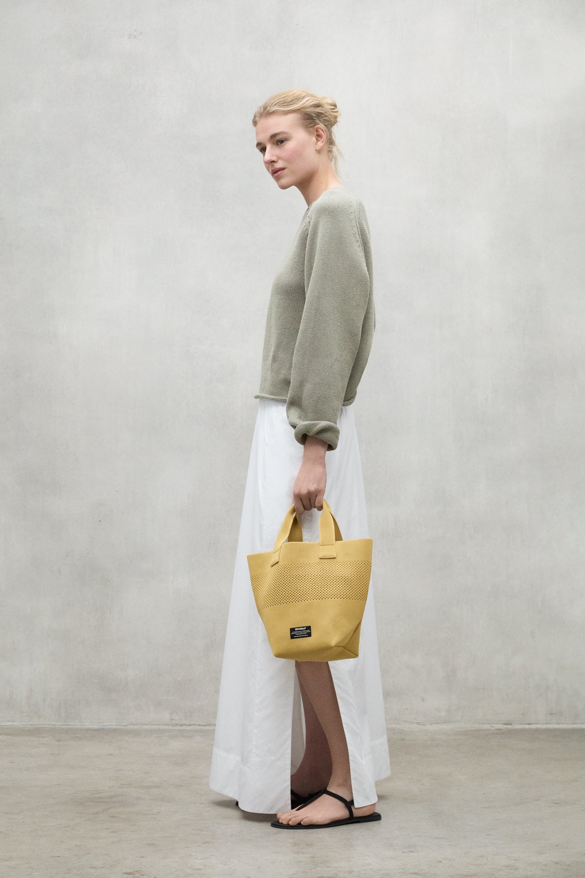 jersey-ecoalf-lamo-khaki-de-mujer image 4