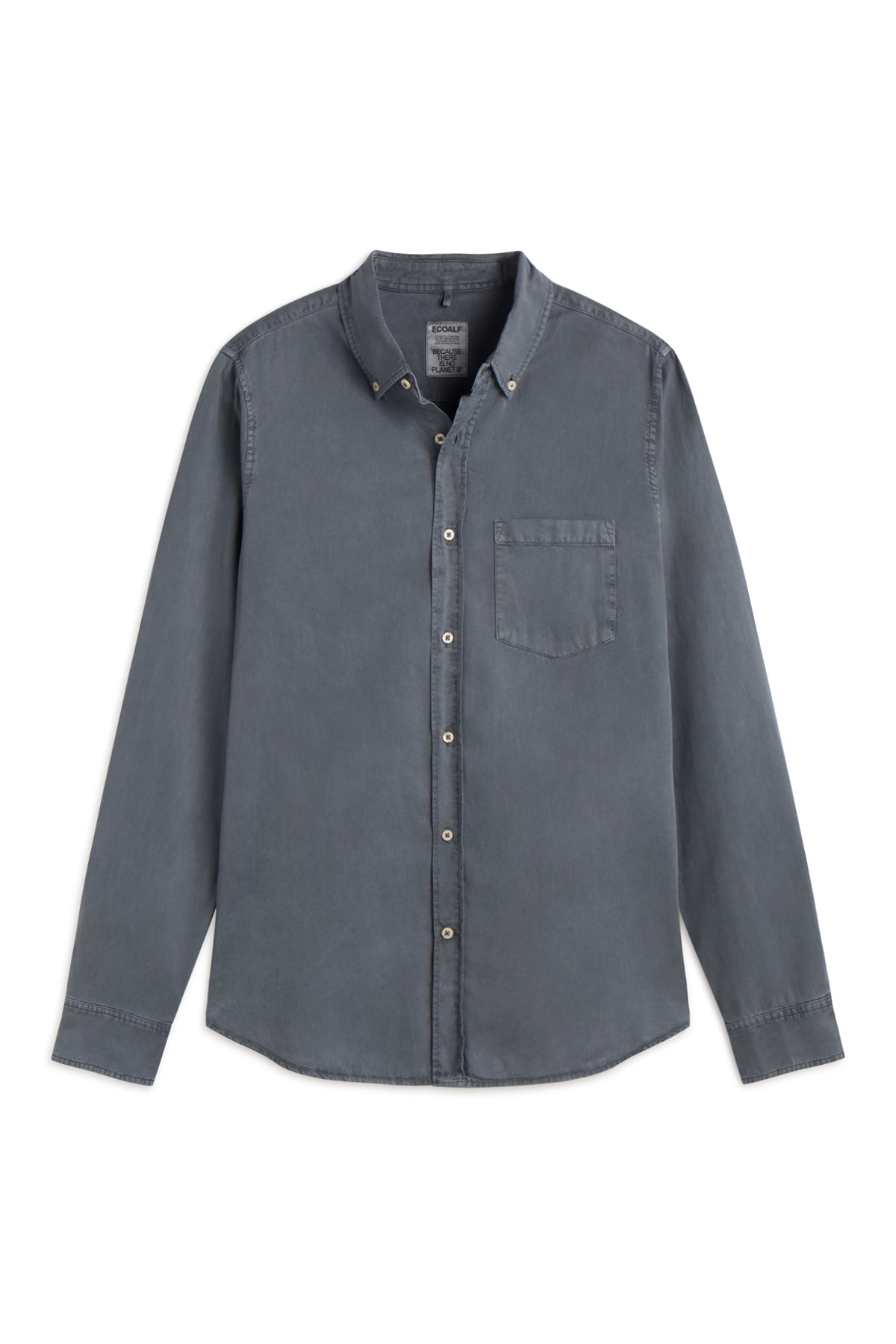 camisa-carlos-azul-de-ecoalf-para-hombre-tencel-lyocell-con-cuello-de-bot-n image 7