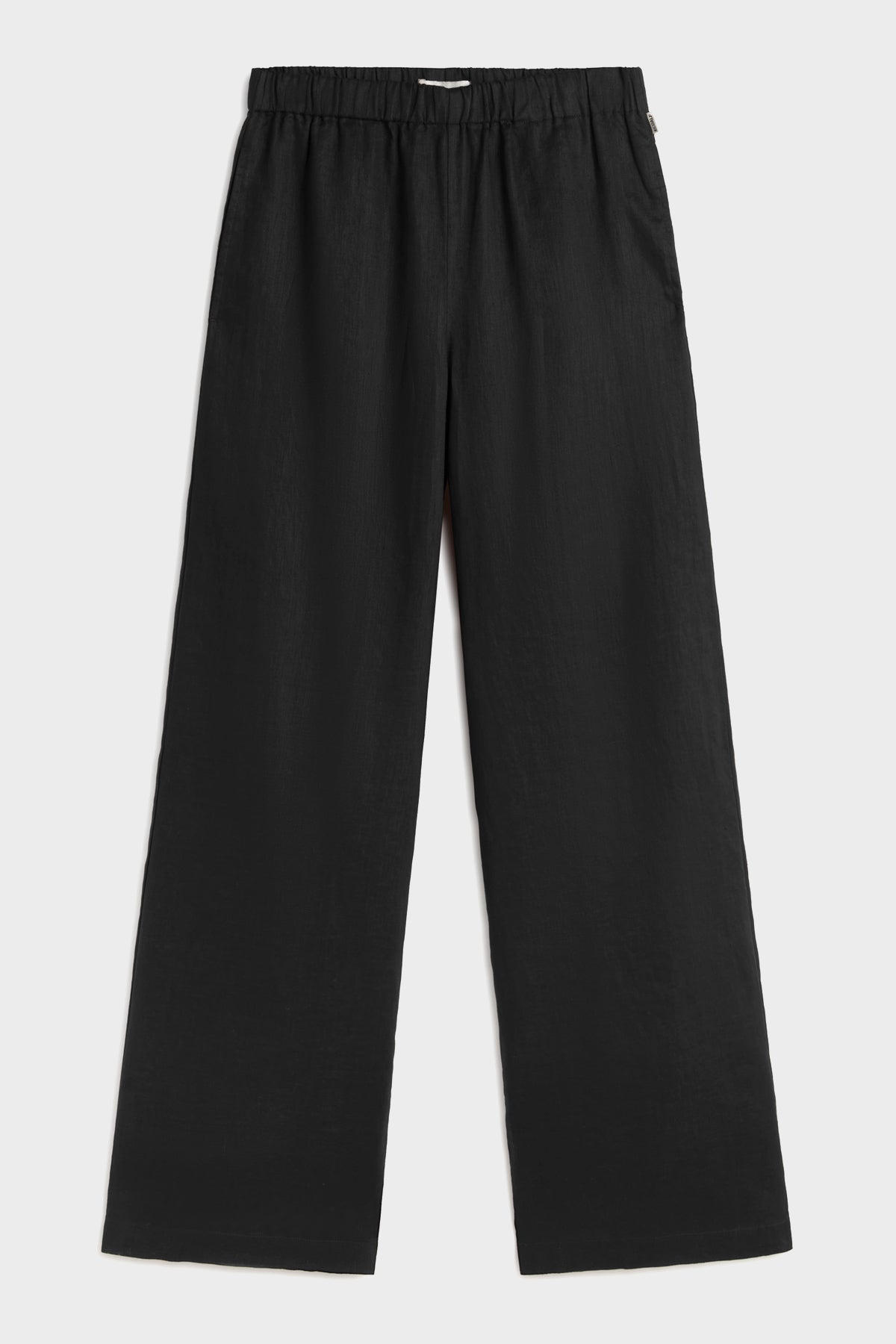pantalones-mossi-negro-de-mujer-ecoalf-80-lino-fit-relajado-y-pierna-ancha image 5