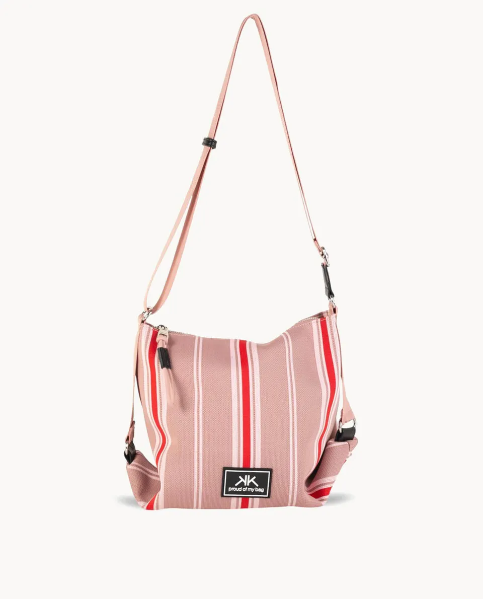 proud-of-my-bag-bandolera-de-algod-n-rosa-con-cremallera-y-rayas-rojas-ligera-y- image 1