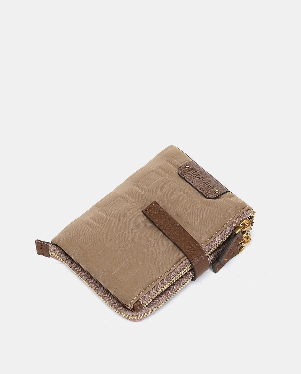 abbacino-cartera-peque-a-camel-de-nailon-reciclado-acolchado image 5