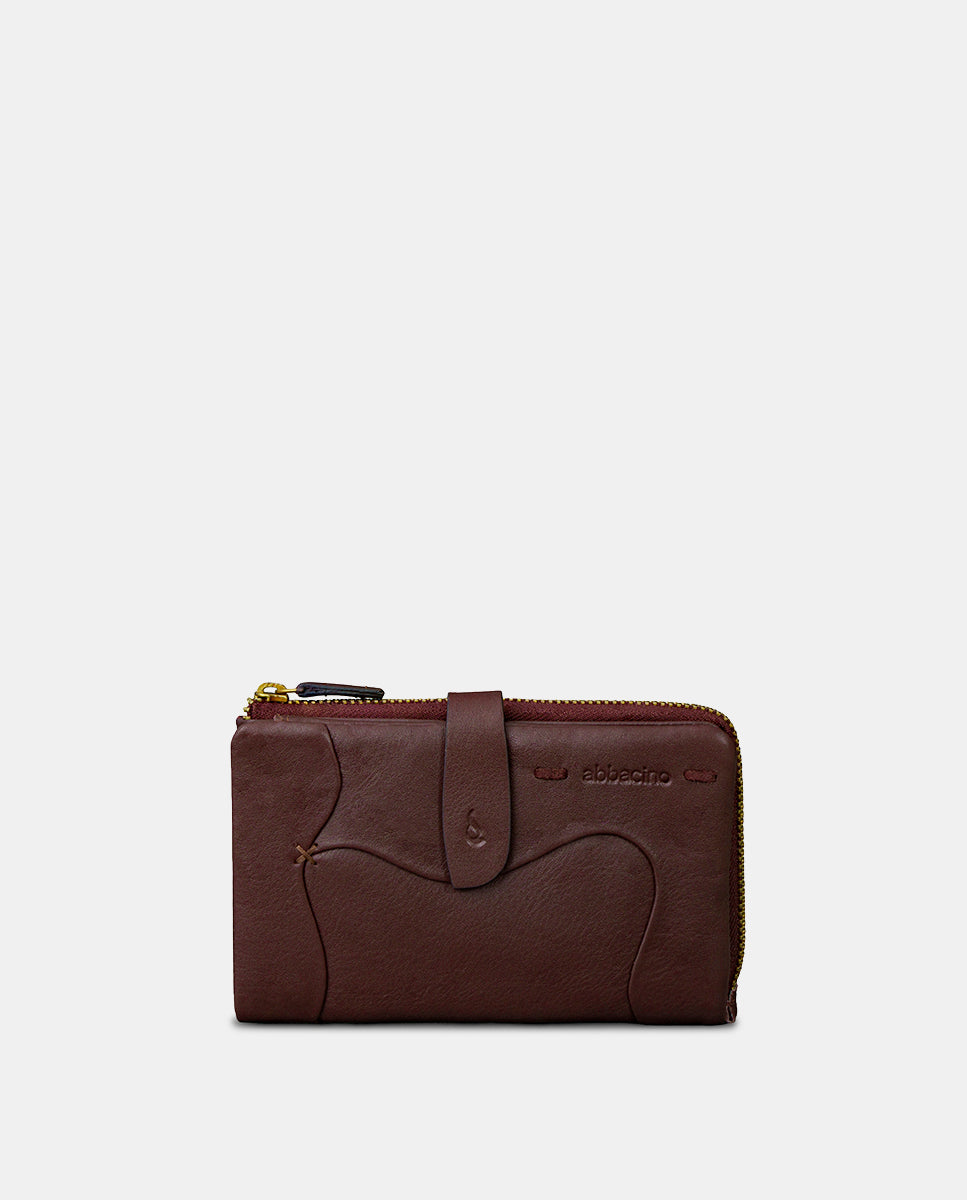abbacino-cartera-mediana-de-mujer-en-piel-marr-n image 1