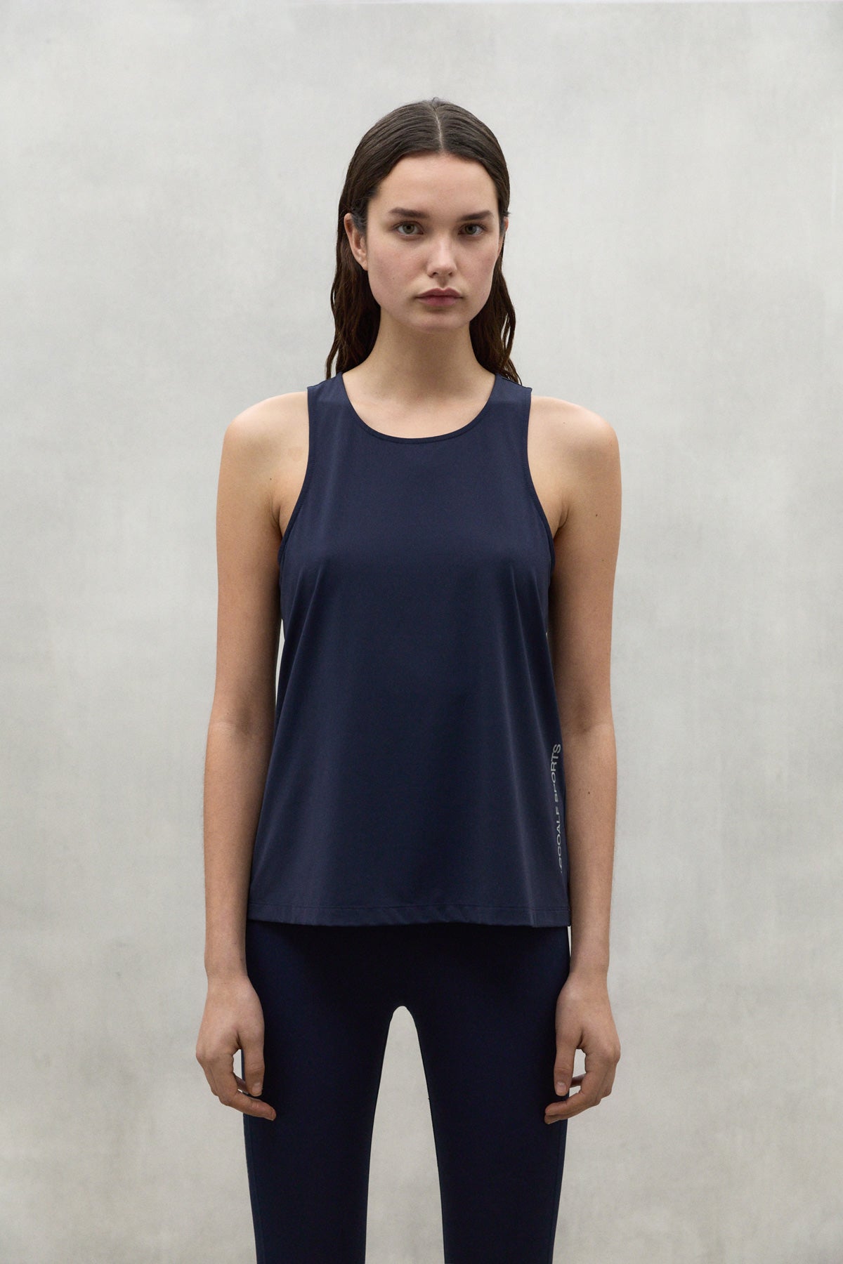 ecoalf-top-seul-azul-para-mujer-camiseta-sin-mangas-de-secado-r-pido-con-detalle image 2