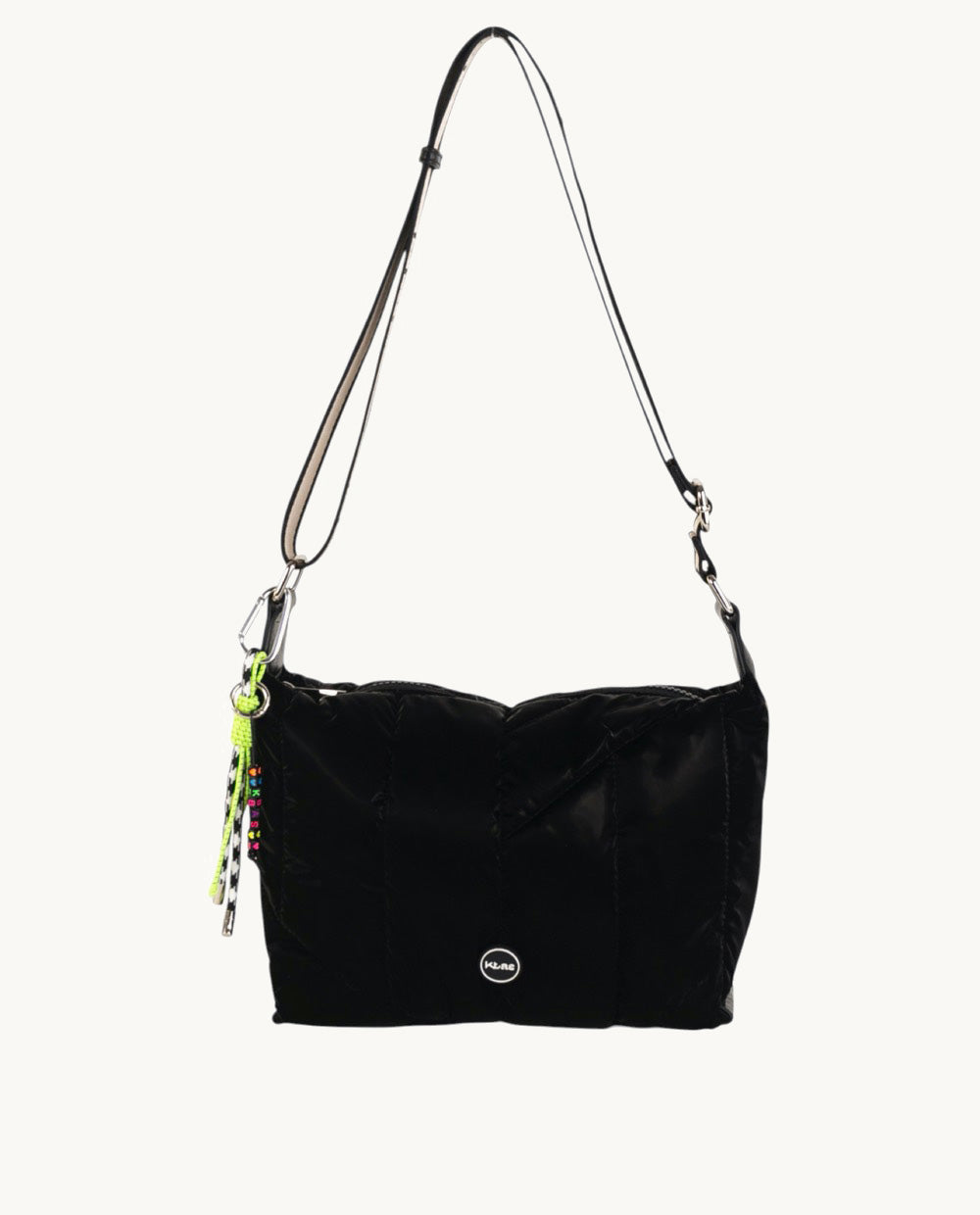 bandolera-de-nylon-kbas-negra-27x13x19-cm image 1
