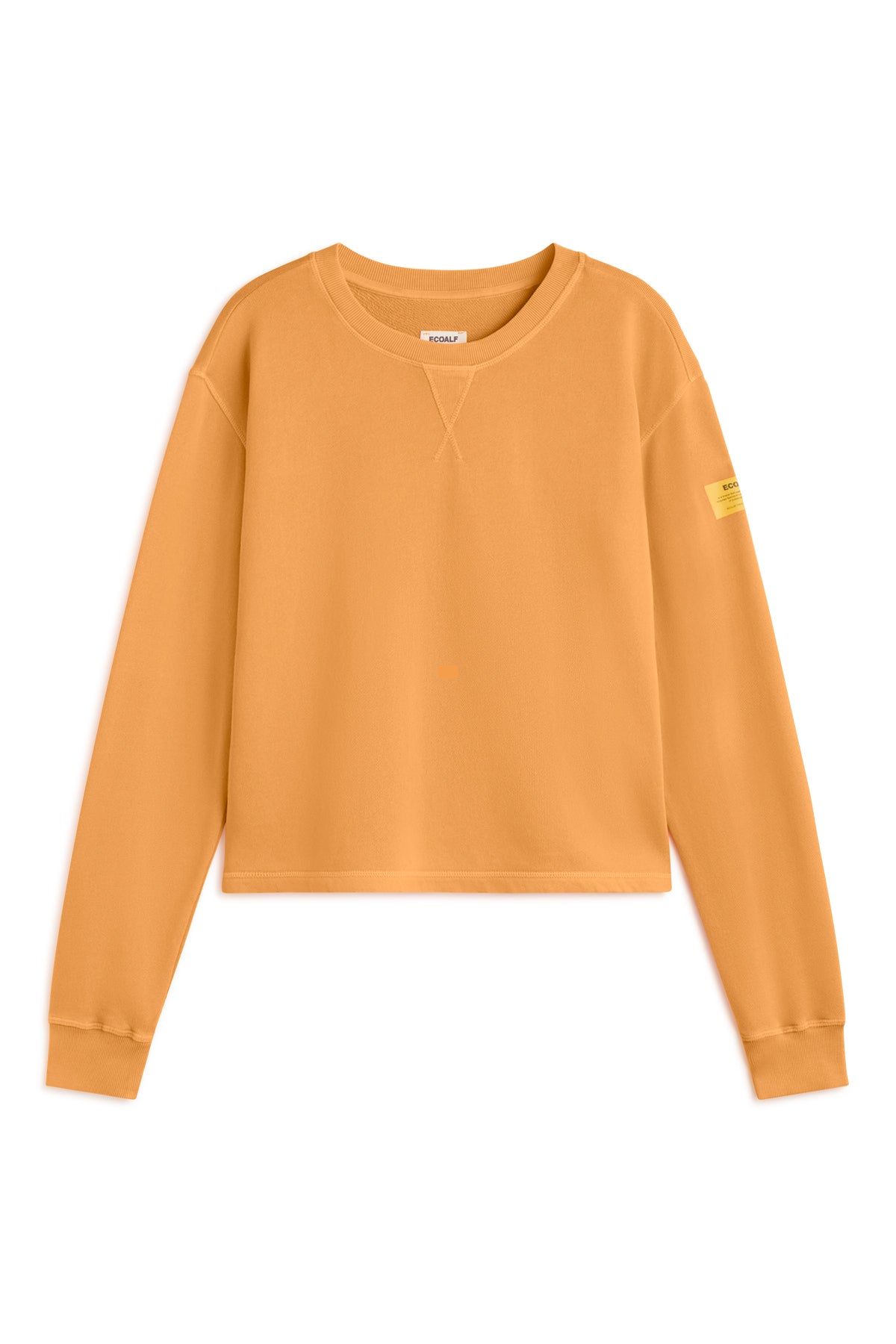sudadera-ecoalf-rodas-amarilla-de-algod-n-reciclado-para-mujer image 5