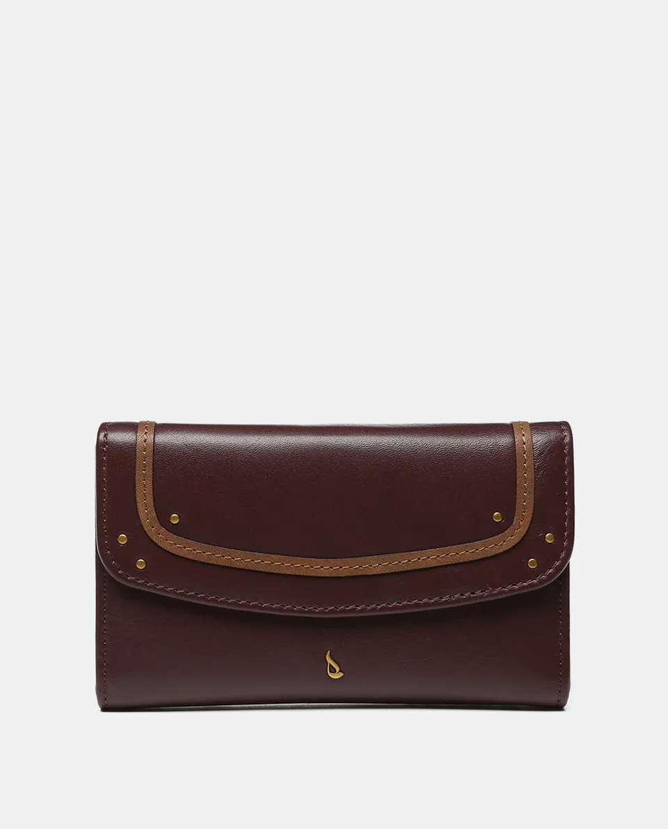 abbacino-cartera-mediana-en-piel-burdeos image 1