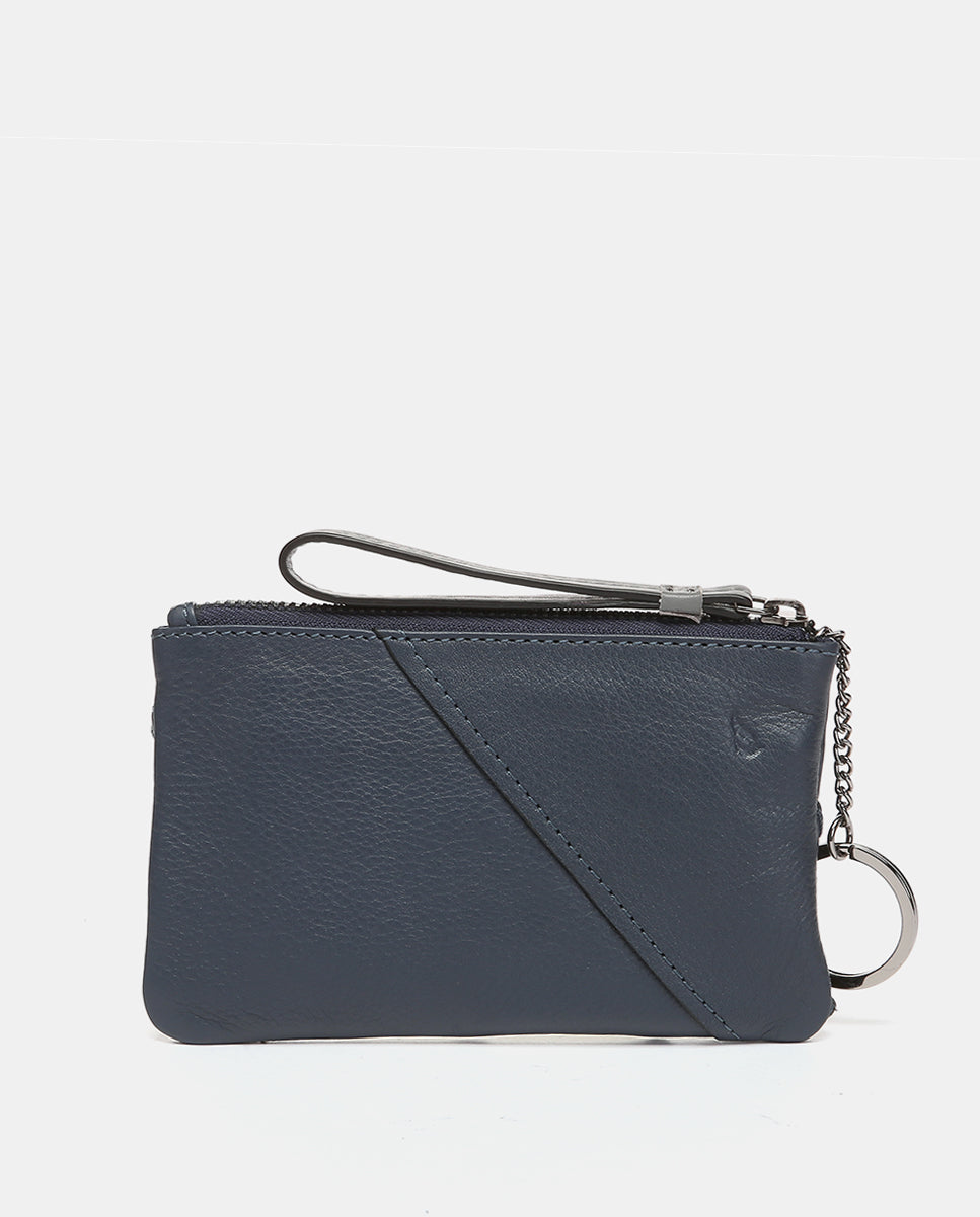 abbacino-monedero-de-piel-patchwork-tonos-azules-con-cremallera image 3