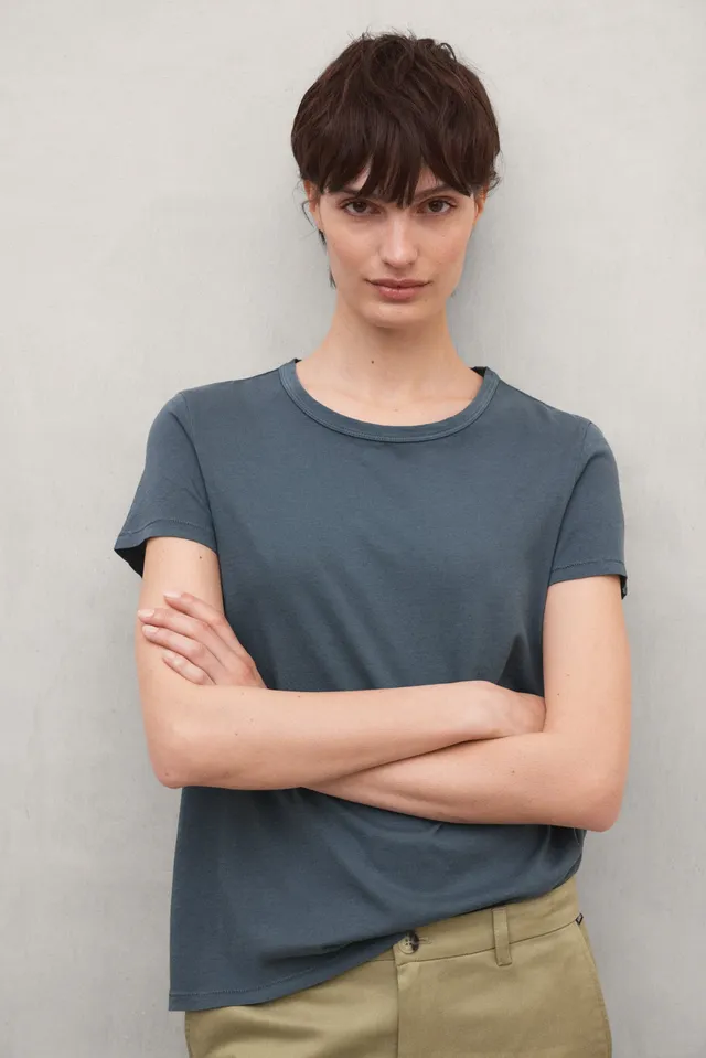 camiseta-keile-ecoalf-khaki-de-algod-n-regenerativo-para-mujer image 1